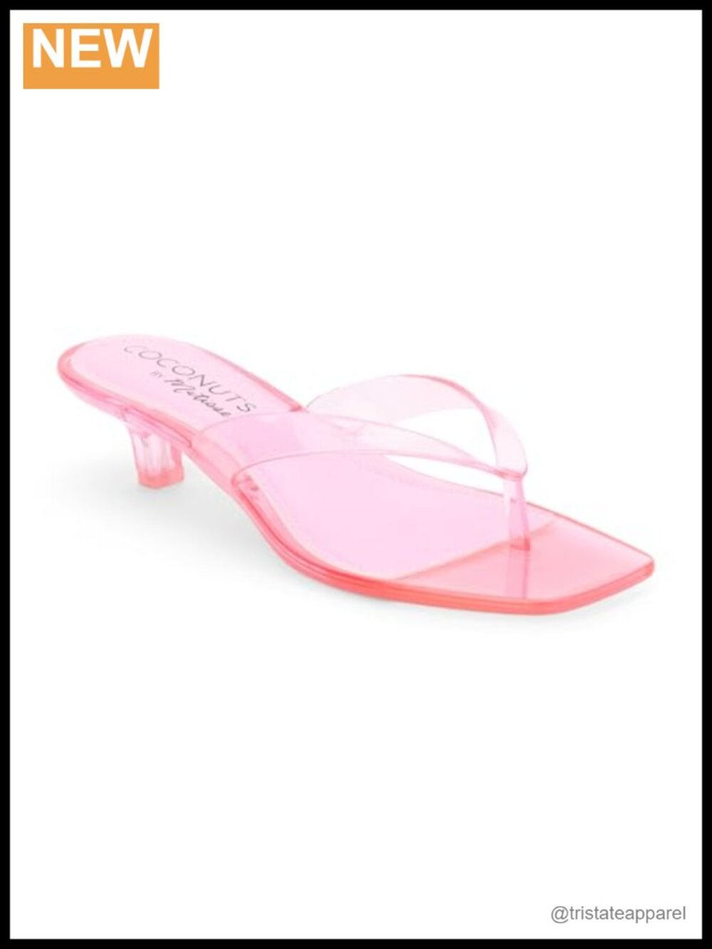 Coconuts by Matisse Margo Kitten Heel Thong Flip Flop Sandals Cushioned Insole